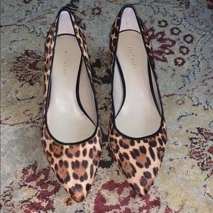 Cheetah Print Calf Hair Heels